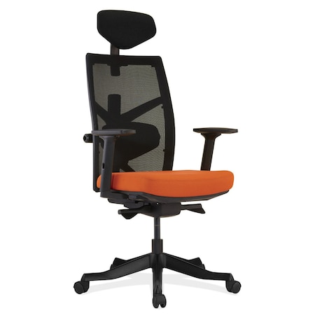 Officesource Corpo Collection Mesh High Back Task Chair with Black Frame 138YMA78VFOR